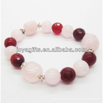 Cuentas de piedra natural estirar pulsera brazalete de piedras preciosas pulsera SB0032